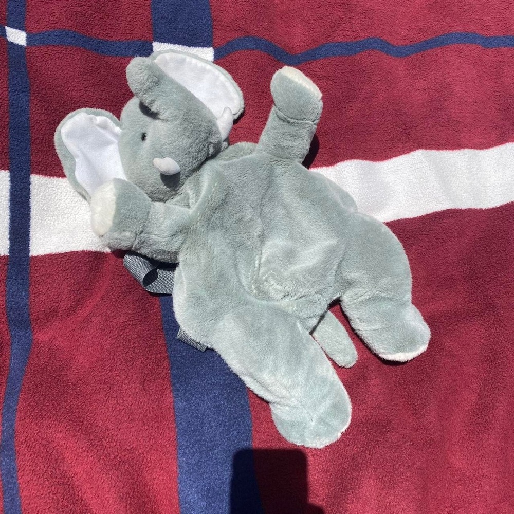 Original Mango Teddy Bear Co Backpack Child Adult Elephant Plush Rare bag